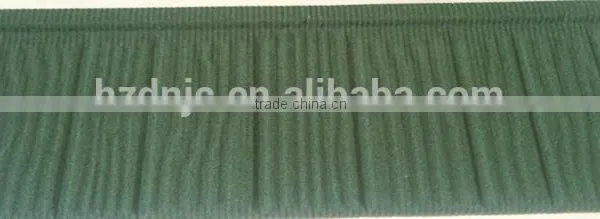 Flat Stone Coated Metal Roof Tile / European Tile