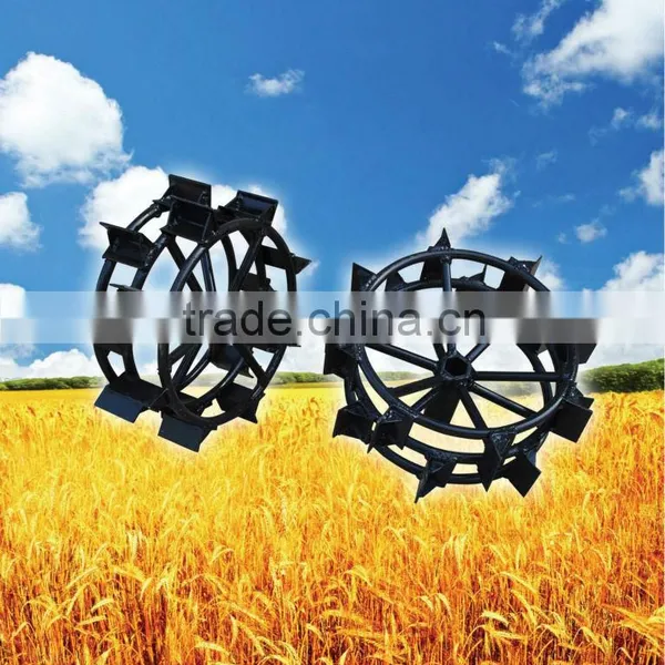 Agricultural Mini Tiller Rotary Tiller Spare Parts Names Plough and Iron Wheel photo-3