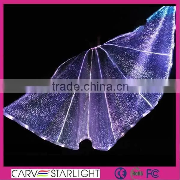 2015 Colorful Belly Dance Costume Led Belly Dance Wings