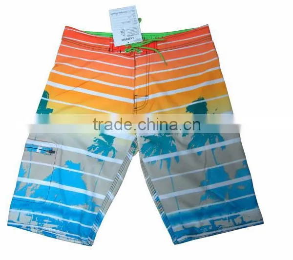 Custom 4 Ways Stretch Surfing Board Shorts for Men