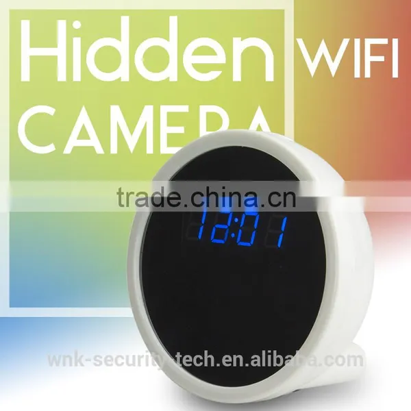 Vitevision Wifi Alarm Clock Infrared Bedroom Wireless Hidden Camera With Voice Recorder