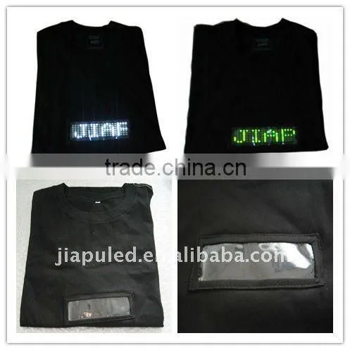 2015 so Popular Party Events Flash Led Light for Black T Shirt With High Quality From China