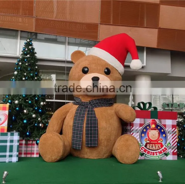 Artificial Foam Large Bear for Christmas Decoration photo-4