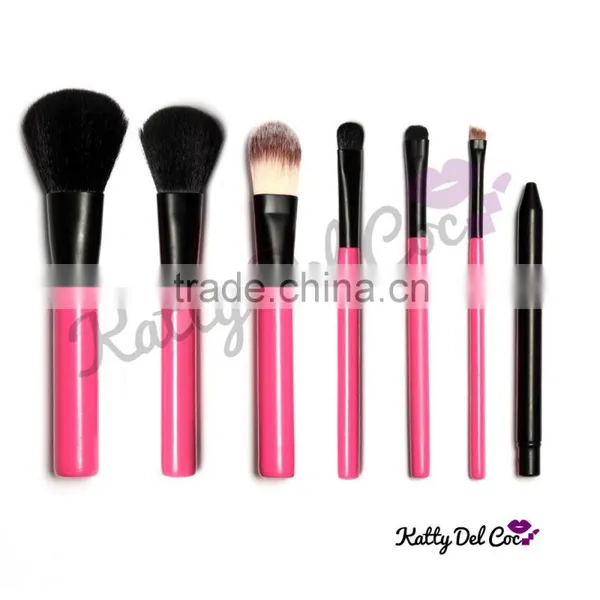 Factory Directly Fantasy Pink 7pcs Makeup Brush Set Supplier's Choice photo-3