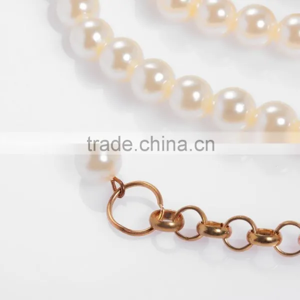 Charm Pearl Decorative Gold Metal Chain for Handbag photo-4