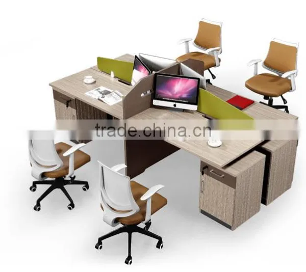 Latest Design 4 Seat Office Modern Office Workstations photo-2