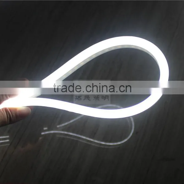 Mini 8*16mm Double Coat 12v DC Led Flex Neon Rope Cool White 6w/m photo-3