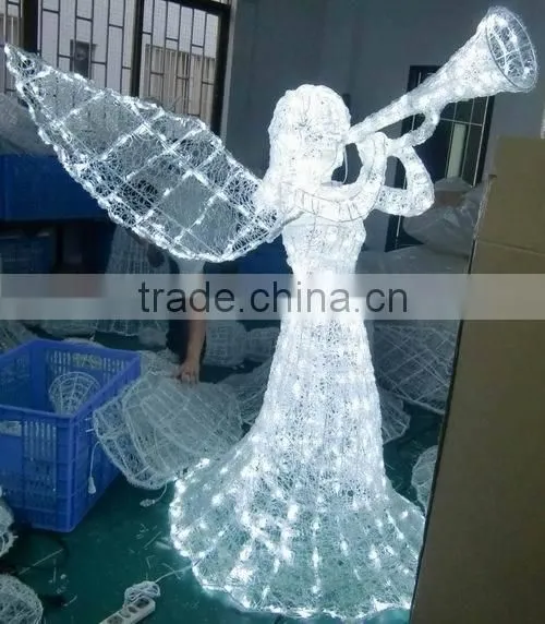 Angel Motif Outdoor Led Christmas Lights / Outdoor Lighted Christmas Angel photo-5