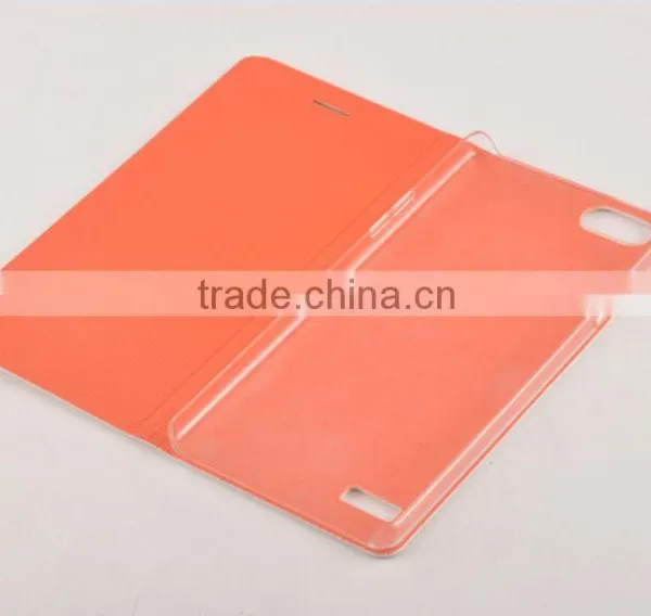 Low Price Ultra Thin Slim Fashion PU Leather and Plastic Cover Case For OPPO A33 photo-3