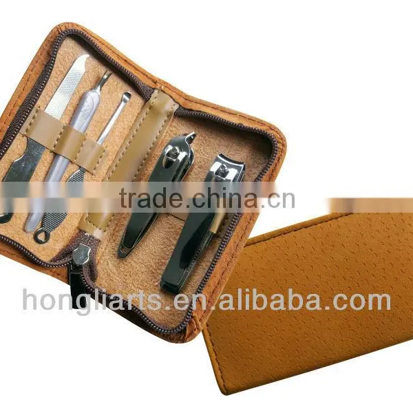Manicure Set With PU Leather Case