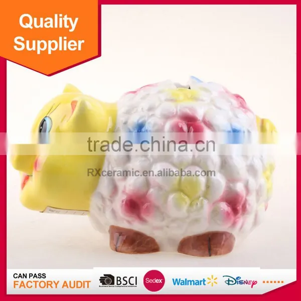 Newest Creative Animal Money Bank Shape Fashional Style Ceramic Money Bank photo-2