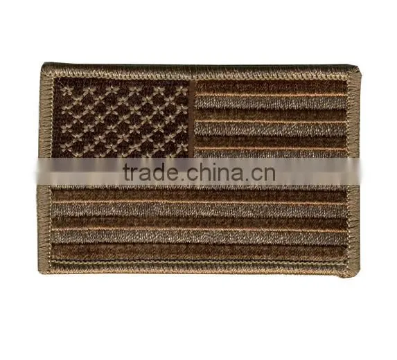 USA Small Flag Patch With Hook and Loop Backing photo-3