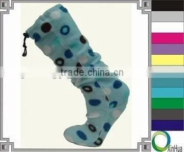 Long Fleece Slipper Socks