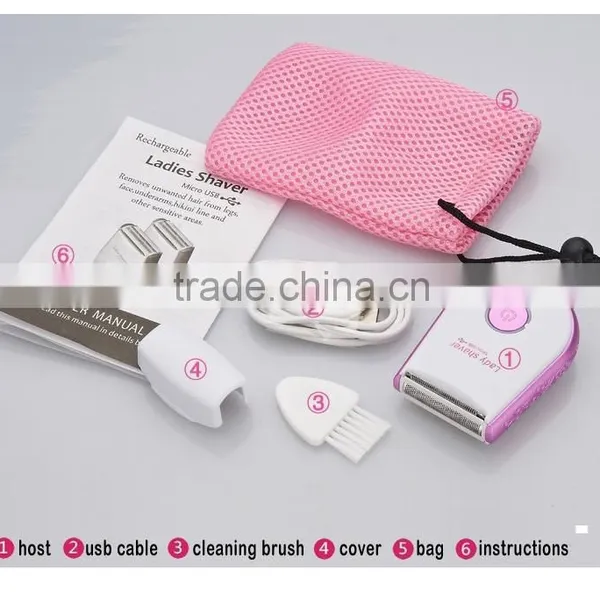 Lady Shaver For Hair Removing Blade With USB Cable photo-3