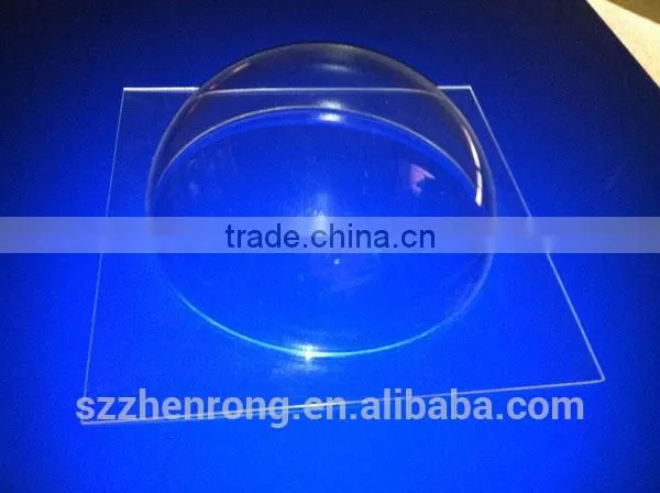 Custom Vacuum Formed Large Plastic Acrylic PP ABS Hemisphere Dome photo-3