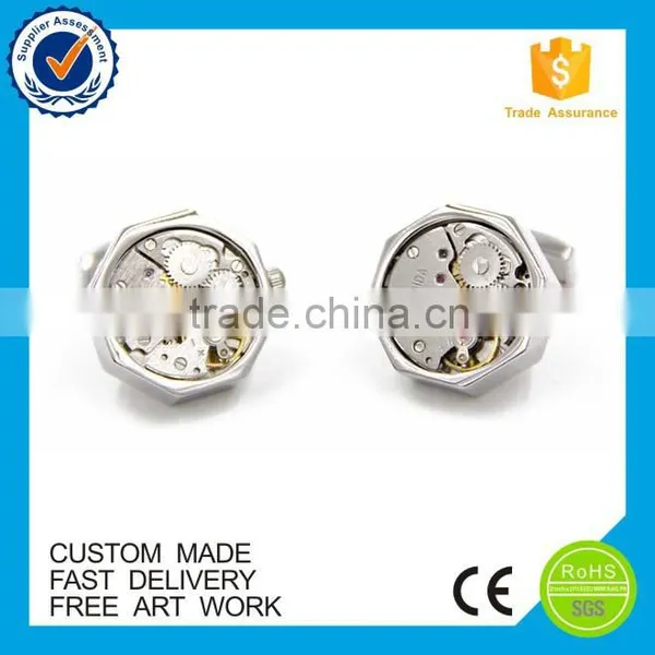 High End Custom Men's Watch Movement Cufflinks photo-6