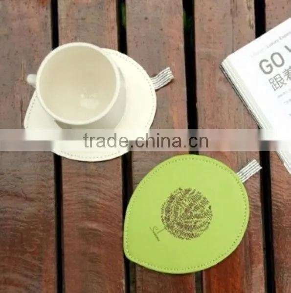 13001 Pure and Fresh Leather Coaster Set photo-2