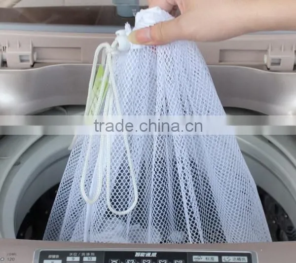 2016 Fast Selling Mesh Drawstring Laundry Bag photo-2