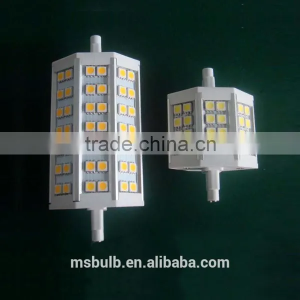 China LED Bulb R7S LED Ceramic Flood Light 78mm 5050 SMD 5W Linear Dimmable Replace J78 Halogen Lamp photo-2