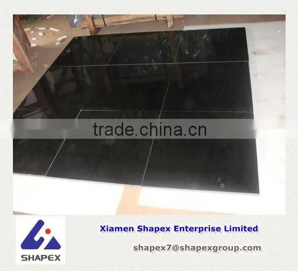 China Cheap Black Granite Slabs Pavers photo-3