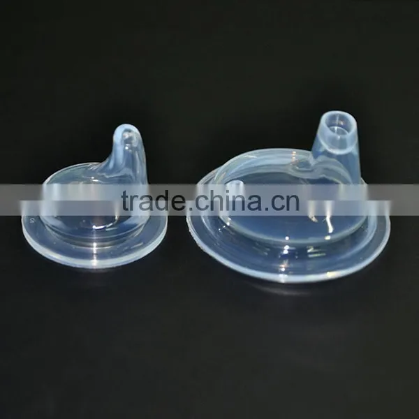 Silicone Baby Breastlike Shape Flat Silicone Nipple For Drinking photo-3
