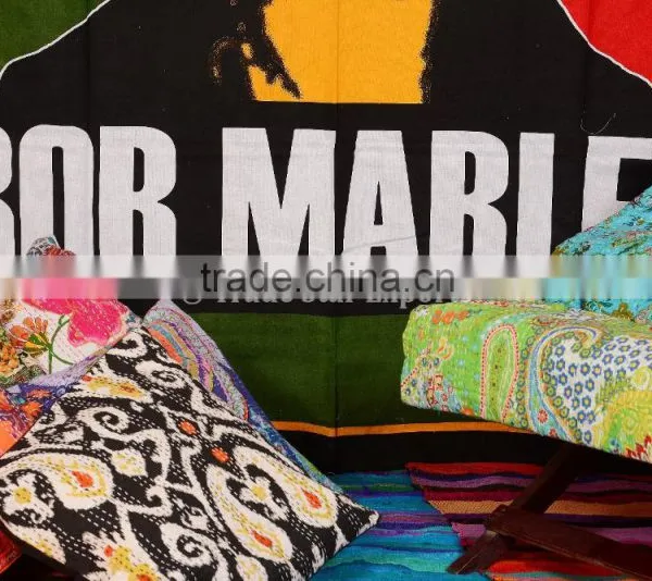 Wholesale Bob Marley Tapestry Indian Wall Hanging Hippie Tapestries Cotton Bedspread Boho Picnic Throw photo-6