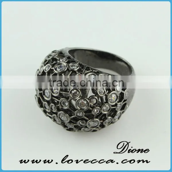 2015 Fashion Jewelry Ring!latest Weddingring Design!micro Pave Diamond Setting Ring-925 Silver China Wedding Ring photo-3
