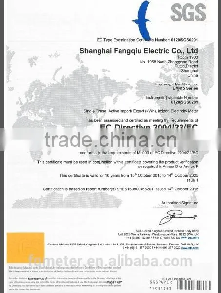 EM415-Mod MID Approved Single Phase Rs485 Smart Meter 220v Electric Meter Power Meter Din Rail photo-2