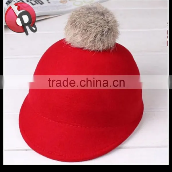 New Hot Sell Wool Felt Kids Winter Hat photo-5