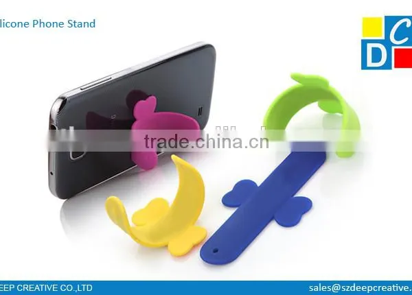 Promotional Silicone Phone Stand/silicone Slap Mobile Stand/silicone Band Stand