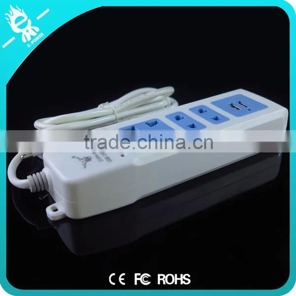 2015 New Safety Surge Protector Retractable Smart Usb Power Strip photo-5