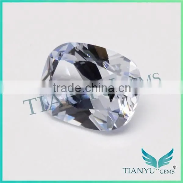 7x9mm Sea Blue Green Color 105# Cushion Shape Synthetic Spinel Gemstone Semi Precious Stone photo-3