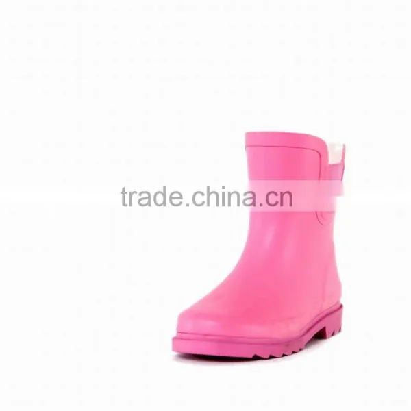 China Fashion Design Wellington Boots Good-looking Rubber Shoes photo-5