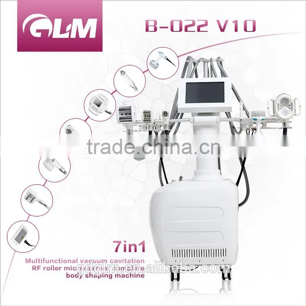 500W GLM 7 In 1 Multifunctional Vacuum Cavitation System Machine For Beauty Salon Slimming Machine For Home Use photo-2