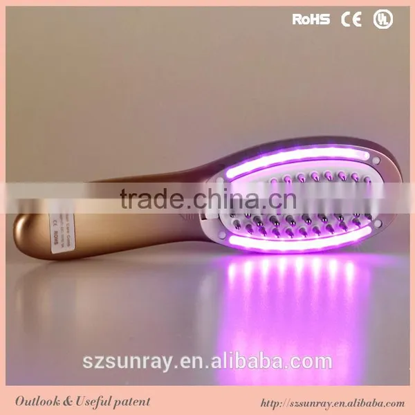 Electric Laser Hair Growth Massage Anti Hair Loss Treatment Comb photo-5