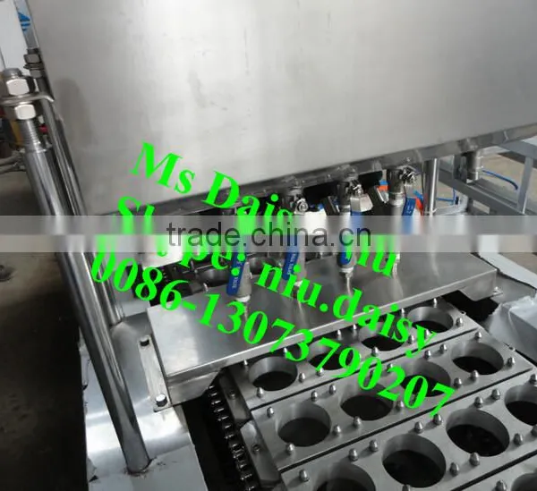 Automatic Milk Cup Filling Machine/jelly Cup Sealing Machine/plastic Cup Filling and Sealing Machine photo-3
