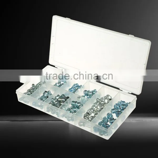 High Pressure Assorted Sizes Grease Valve Nipple Fitting Assortment With Different Size