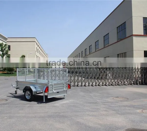 Galvanized Caged Utility Box Trailer For Sales photo-6