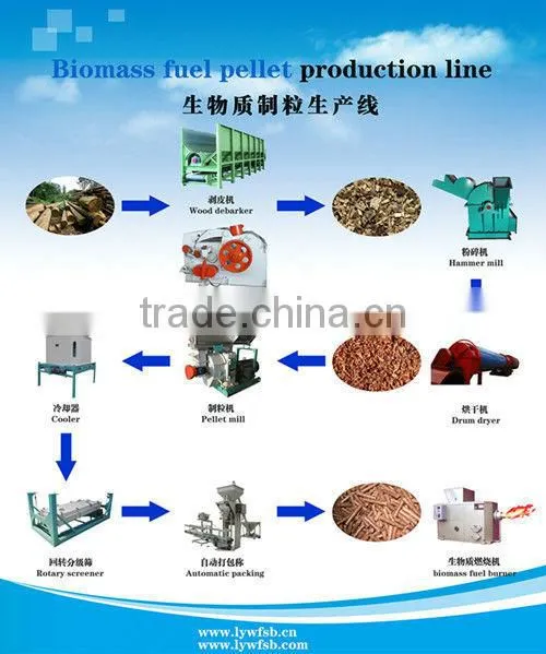 EFB Pellet Production Line, Biomass Fuel Pellet Production Line With High Capacity photo-3