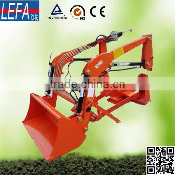 4wd 40hp Tractor With Front End Loader and Backhoe photo-3