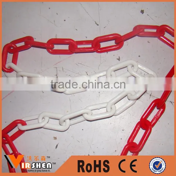 Low Price to Sell colorful all kinds of Durable plastic long link chain