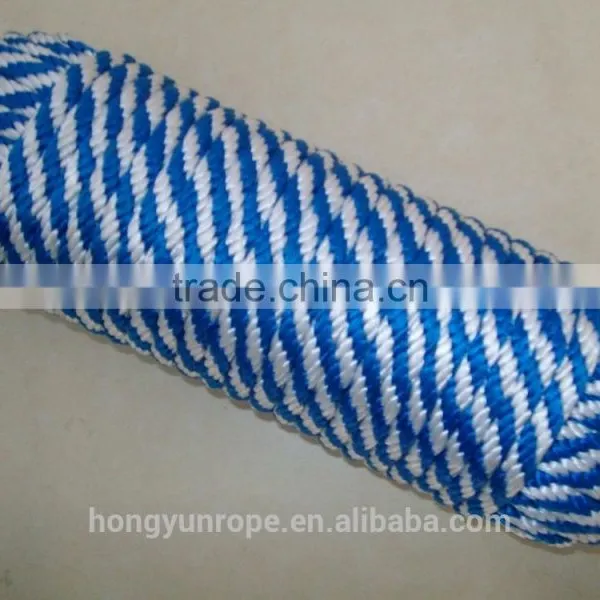 12 Strands White Solid Braided Polyester Rope, Derby Rope photo-4