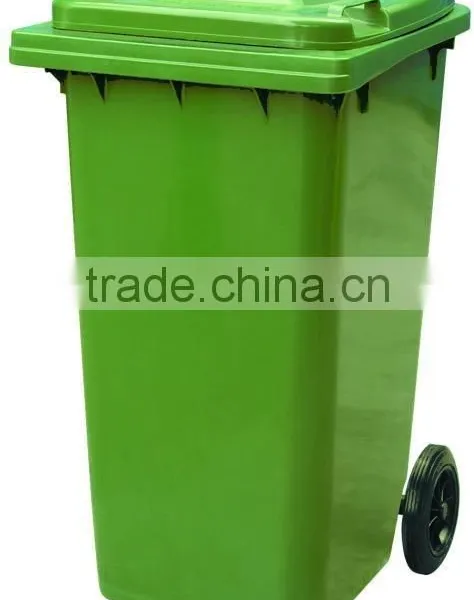 Outdoor Plastic 240L Garbage/rubber Bin With Two Wheels photo-2