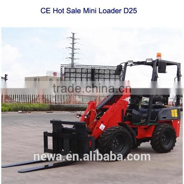 2016 Hot Sale D25 Loader 4WD Front Garden Loader photo-5