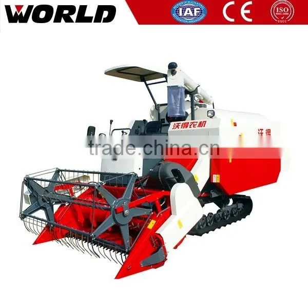 65HP WORLD Brand 4LZ-3.0 Mini Paddy Rice Soybean Combine Harvester for Sale photo-5