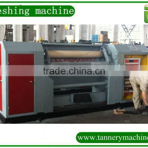 Artifical Leather Hydraulic Cow Leather Fleshing Machine 3000mm China Best Tannery Machine photo-6