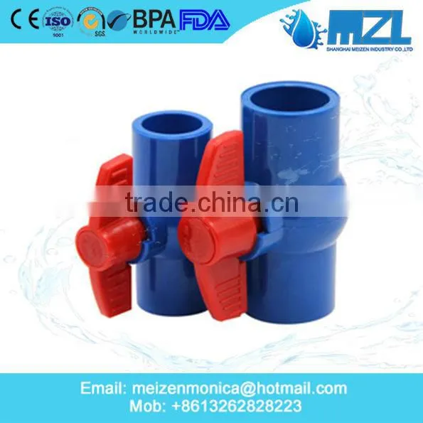 1/2"-4" PVC Ball Valve Good Quality Plastic Valve PVC Valve for Water Supply photo-2