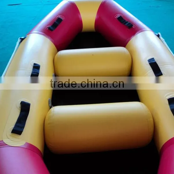 Red Pvc Inflatable Fishing Boat photo-3