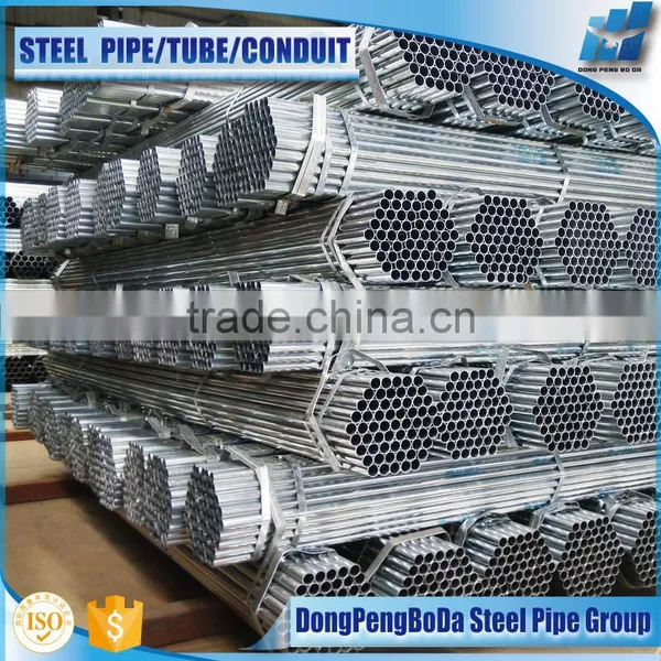 ERW Carbon Welded Znic Coated 60g/m2 Pre 38.1mm Tube photo-2