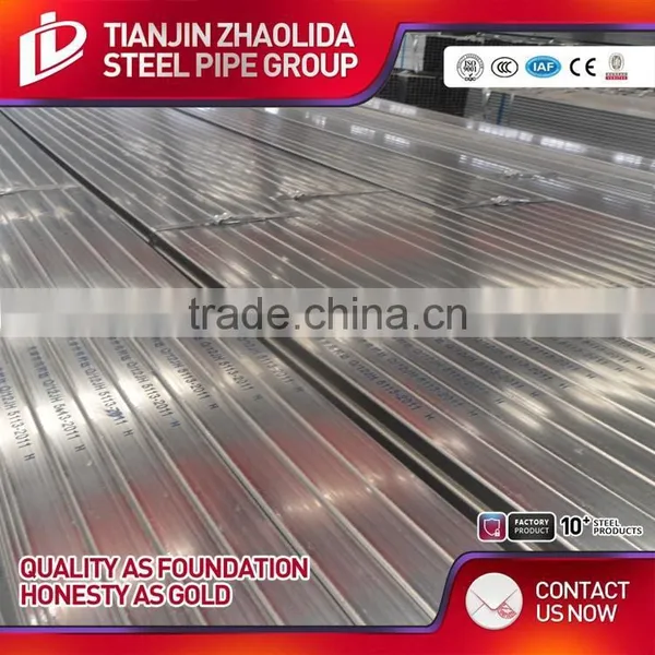 ASTM A795 Hot Drawned Building Material Galvanized Square From Tianjin Manufacture photo-4